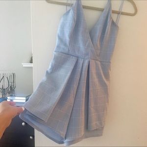 Light blue romper- RESERVED
